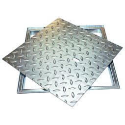 Couverture ACO Access Cover Easy puits de lumière classe de charge 5 KN acier galvanisé différentes formes, hauteurs et tailles