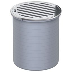 Rehausse de caniveau de douche ACO rond incl grille  Non-tissé pour étanchéité en couche mince au choix