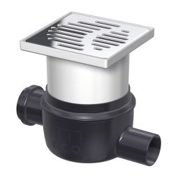  Siphon de douche kit complet, ACO Easyflow sortie latéral Évacuation de douche 150x150, différents diamètres au choix