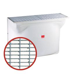 Cour anglaise ACO Therm complète 150x150x70 cm avec grille maille 30/10 mm kit complet avec grille et fixation