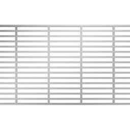 Grille Heelguard ACO Profiline acier inoxydable pour caniveau de terrasse, longueur différentes