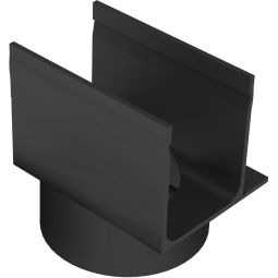 ACO Slimline Raccord de caniveau avec sortie pour le drainage linéaire Évacuation DN 110 verticale, en matière synthétique, anthracite