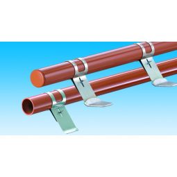 Barrière pare-neige en tube toit aluminium Heuel tube simple de 2,0 m