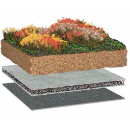 Bauder Paquet standard toiture verte pour une surface de toit d'environ 10m²