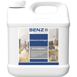 Nettoyant intensif pour sols, BENZ PROFESSIONAL  convient à tous les sols