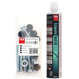TOX kit de fixation pour poteaux clôture à visser Kit pour 8 ou 24 points de fixation