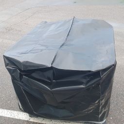 IBC Film de protection UV/ Housse de protection opaque noir Pour cuve 1000 L (1250x1050x1100mm)