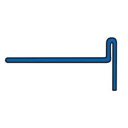 BLANKE Profilé de carrelage cale de pente AQUA-KEIL acier inox brossé 10/40 mm Longueur 2,0 m, pour évacuation linéaire, version gauche ou droite