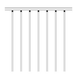 Garde-corps rond Minka Spiral Effect escalier colimaçon  Rampe en acier, main courante en aluminium
