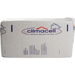 Climacell S isolation par insufflation en cellulose Fibre de cellulose – isolant haute performance fabriqué à partir de papier journal recyclé de haute qualité, sac de 15 kg