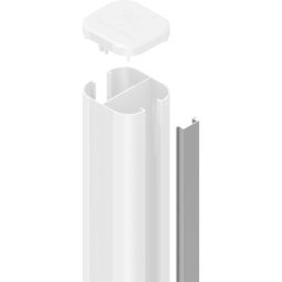 Cache-poteau argent, TraumGarten  SYSTEM bois composite 1925 mm