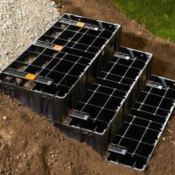 Marche d'escalier ferax  MODULESCA env. 100cm de large, montage droit ou en colimaçon possible, extensible