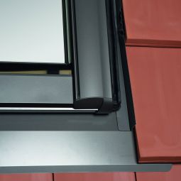 Raccord fenêtre de toit Roto EDR Rx SDS sans isolation thermique raccord d'étanchéité pour tuile ardroise et plate (couverture simple)