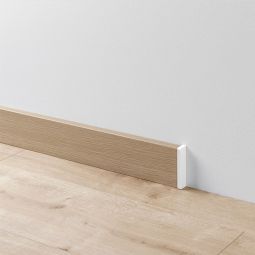 Parador embouts de finition type 2 pour plinthe blanc 2 pièces (1xgauche et 1xdroit), convient pour plinthe SL 3, SL6 et SL18