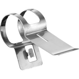Porte- tube glace en aluminium Heuel Acier inoxydable, quantité nécessaire : 4 pièces par mètre
