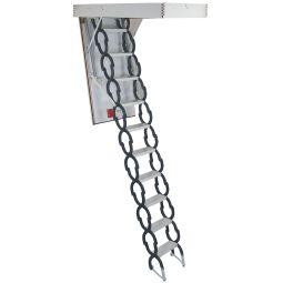 Escalier escamotable acier en ciseaux Minka ELEGANCE Échelle de grenier dispionbile en différentes tailles