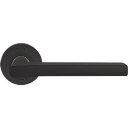 Poignée de porte-garniture de  Karcher Montana ER54 Kosmos Noir Technologie de montage brevetée, avec ressort de rappel