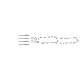 Kit de fixation pour cour anglaise ACO différentes versions et dimensions : largeurs 40/50/60/70