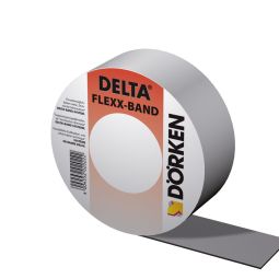 Dörken Delta Flexx Ruban F 100 Bande de raccordement et d'étanchéité auto-adhésive à froid pour les détails d'étanchéité, longueur 10 m