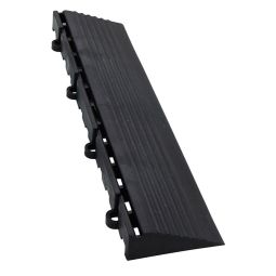 florco dalle de terrasse click partie latérale pelouse noir avec tige ou boucle, évitement de risque de chute