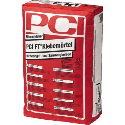 PCI FT Mortier-colle pour carrelage Sachets de 5 à 25 kg, pour revêtements en faïence et grès