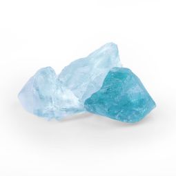 Galet concassé en verre, couleur turquoise granulométrie 50-120 mm