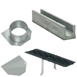 Set de caniveau de drainage BIRCO Plus Personnalisez votre système de drainage avec notre configurateur
