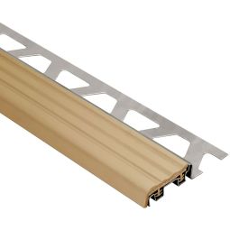 Schlüter-TREP-S E profil d'escalier beige clair différentes dimensions