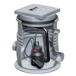 Station de relevage ACO Sinkamat K mono Pour l'installation sous le plancher dans des pièces protégées du gel