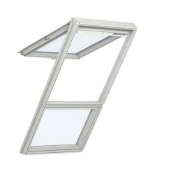 VELUX Élément supplémentaire toit GIU 0062 ENERGIE  avec protection accoustique bois laqué clair Élément supplémentaire fixe pour toitures à pente continue