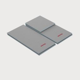 Panneau isolant Warmup Insboard revêtu 1250x600 mm En polystyrène extrudé hydrofuge, renforcé de fibre de verre des deux côtés, avec une fine couche de ciment.