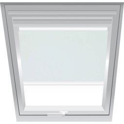 Store occultant Roto ZRV blanc 1-V01 configurable à partir de la plaque d'immatriculation de votre fenêtre