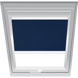 Store occultant Roto ZRV bleu nuit 2-V22 configurable à partir de la plaque d'immatriculation de votre fenêtre