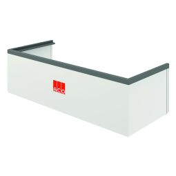 Élement de rehausse ajustable pour cours anglaises ACO Therm 80x40 cm réglables, kit de fixation inclus