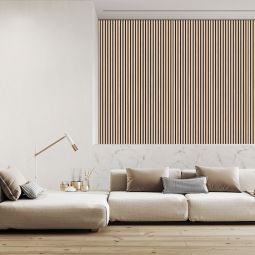 Panneau acoustique FibroTech BASIC/PROFF Light Oak lambris intérieur mural absorbant le son, décoratif