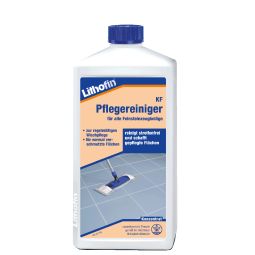 Nettoyant d'entretien Lithofin KF Contenu 1 litre, pour carreaux en céramique, grès cérame et mosaïque