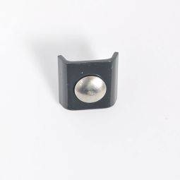 Connecteur de panneaux double fil en gris anthracite RAL 7016 raccordement et fixation sécurisée de clôture de grillage