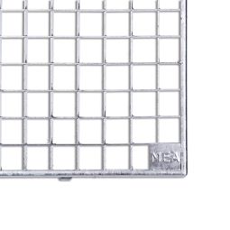 Grille caillebotis maille 30/30 mm pour cours anglaises MEA de largeur 150 cm profondeur grille : différentes