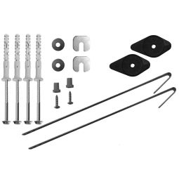 Fixation pour cour anglaise sur isolation MEA pour épaisseur d'isolation: différentes