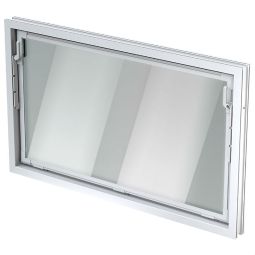 ACO Fenêtre de pièce secondaire Fenêtre basculante verre simple ESG Vitrage thermo-isolant, profilés creux multichambres intégrés pour un pouvoir isolant élevé, grande surface vitrée pour une incidence maximale de la lumière