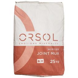 Mortier joint Orsol pour parements intérieur/extérieur