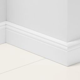 Parador plinthe uni blanc D001 2570mm, diverses formes