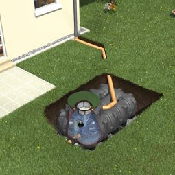  Réservoir plat citerne de rétention platin XL GRAF différentes tailles de réservoirs, pour la rétention