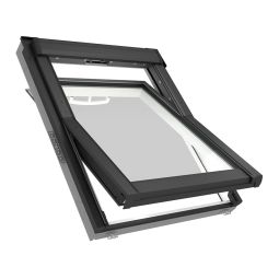 Fenêtre de toit à rotation RotoQ WDF Q4 PVC, aluminium particulièrement facile à monter, double vitrage à isolation acoustique