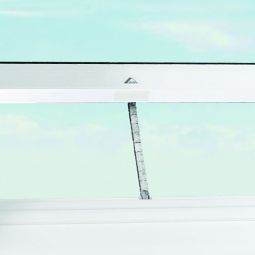 Roto Designo plastique 24 V commande par moteur cachée en bas 30 cm matiére en plastique blanche