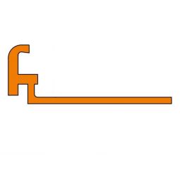 Schlüter-JOLLY P PG profil de finition en plastique gris pastel 8 mm Longueur 2,5 m, avec entretoise de joint, adapté aux angles extérieurs muraux décoratifs