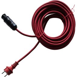 Câble de raccordement PV avec Betteri et fiche de sécurité pour la connexion entre un onduleur monophasé et une prise de courant de type Schuko