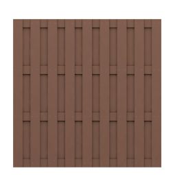 Panneau brise-vue composite , TraumGarten JUMBO WPC, marron montage vertical ou horizontal