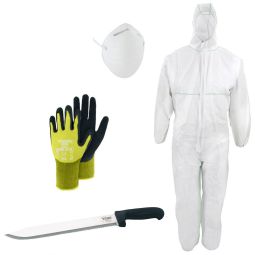 Kit complet, pose des isolants, Wellker Set avec couteau et pièces de protection 