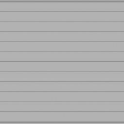 Clôture pare-vue TraumGarten SYSTEM ALU PLUS argent 238 cm Protection visuelle clôture à lamelles Dimensions du champ (lxh) : 238x184 cm, set de 12 profilés individuels et 2 baguettes de finition